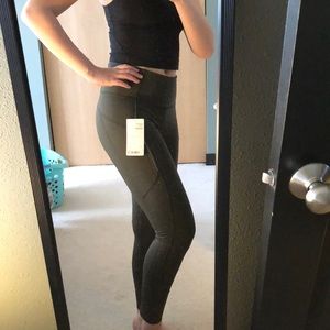 NWT Athleta Army Green Rainier Tight